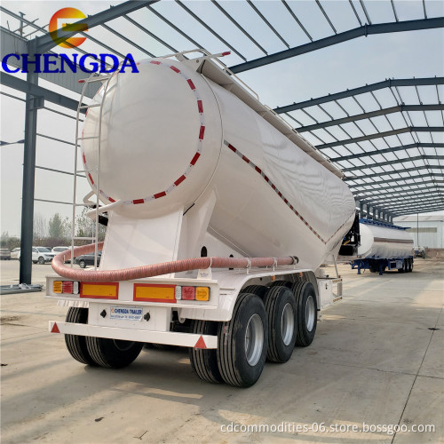 Chengda 45m3 54 Ton 4 تفريغ قيمة الفراشة بالأسمنت شبه المقطورة للبيع